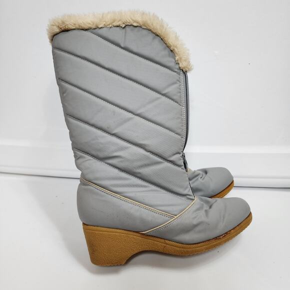 Polar Bears Size 7 Lined Winter Boots - Picture 1 of 8